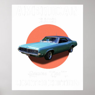 Amerikaans klassiek echte kwaliteit gelimiteerde e poster