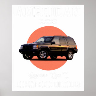 Amerikaans klassiek echte kwaliteit gelimiteerde e poster