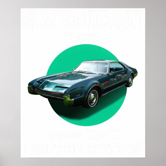 Amerikaans klassiek echte kwaliteit gelimiteerde e poster (Voorkant)