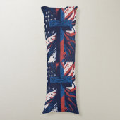 Amerikaans kruis lichaamskussen (Voorkant Verticaal)