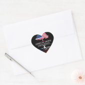 Amerikaans kweekje met Tsjechische wortels Tsjechi Hart Sticker (Envelop)