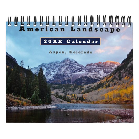 Amerikaans landschap kalender (Hoes)