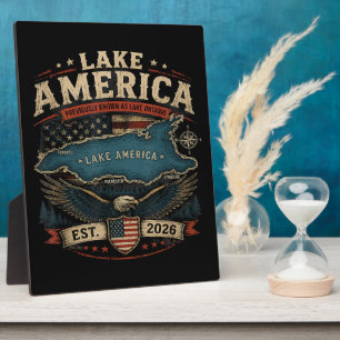 Amerikaans meer VS Eerder Grappig Patriottisch Fotoplaat