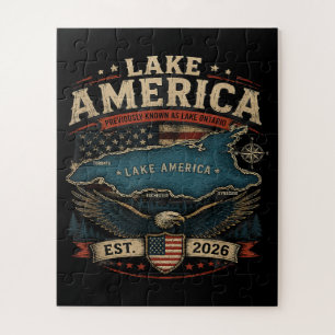 Amerikaans meer VS Eerder Grappig Patriottisch Legpuzzel
