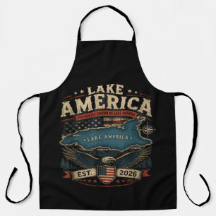 Amerikaans meer VS Eerder Grappig Patriottisch Schort