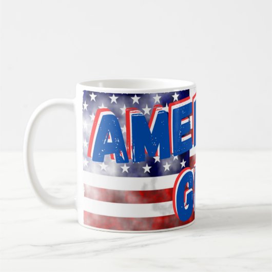 Amerikaans meisje koffiemok (Links)