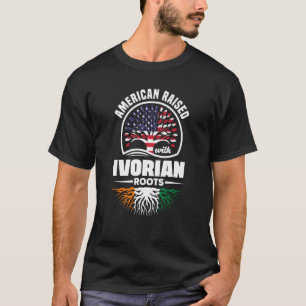 Amerikaans met Ivoran Roots Ivory Coast Ivor T-shirt