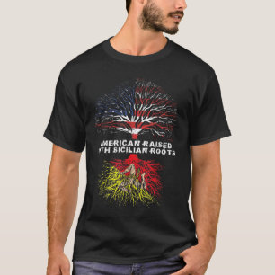 Amerikaans met Siciliaanse roet Sicilië T-shirt