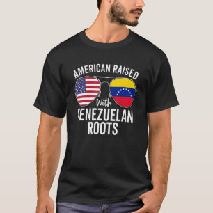 Amerikaans met Venezolaanse roet Usa Venezolaans T-shirt