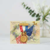 -Amerikaans militair Briefkaart (Staand voorkant)