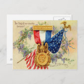 -Amerikaans militair Briefkaart (Voorkant / Achterkant)