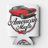 Amerikaans Musculair Rode Camaro Blikjeskoeler (Achterkant)