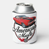 Amerikaans Musculair Rode Camaro Blikjeskoeler (Blikje Achterkant)