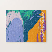 Amerikaans nationaal park Samoa - strand Legpuzzel (Horizontaal)