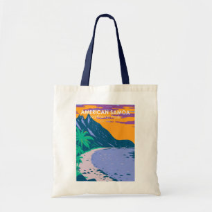 Amerikaans nationaal park Samoa - strand Tote Bag