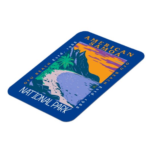 Amerikaans nationaal park van Samoa voor zware str Magneet (Linkerzijde)