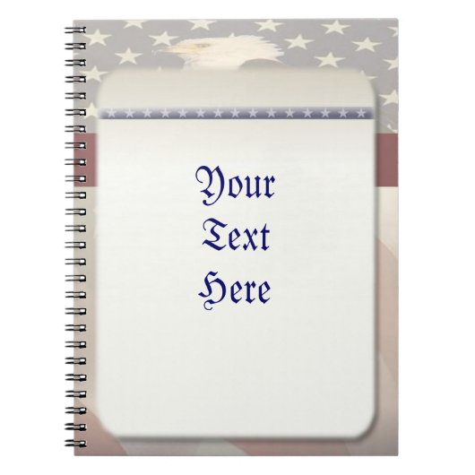 Amerikaans Notitieboek van Vrijheid (Voorkant)