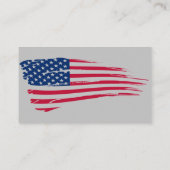 Amerikaans onderhoud van de vlag visitekaartje (Achterkant)