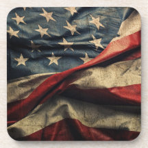 Amerikaans Onderzetter voor vlaggenzwaaiende stof