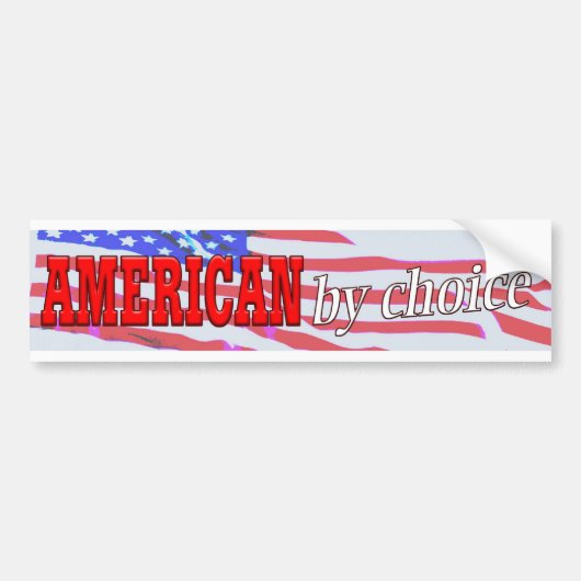 Amerikaans op Bumpersticker van keuze (Voorkant)