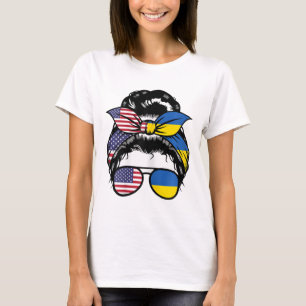 Amerikaans opgegroeid met Oekraïense wortels Oekra T-shirt