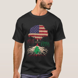 Amerikaans Opgevoed met Libanese roots Libanon USA T-shirt