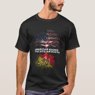 Amerikaans opgevoed met Siciliaanse wortels Sicili T-shirt