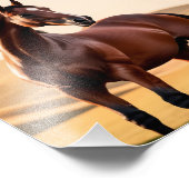 Amerikaans paard foto afdruk (Hoek)