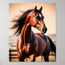 Amerikaans paard poster