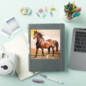 Amerikaans paard sticker (iPad Cover)