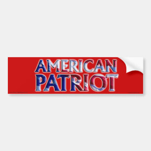 Amerikaans patriot - Bumpersticker