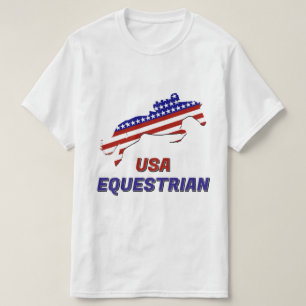 Amerikaans Patriotistisch Ruiterij T-shirt