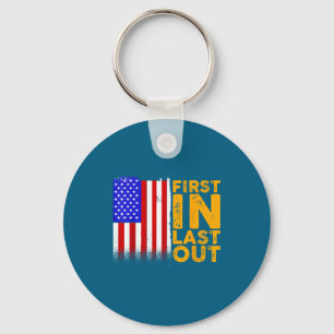 Amerikaans patriottisch - Amerikaanse vlag vrijhei Sleutelhanger