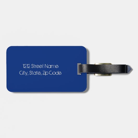 Amerikaans Patriottisch Bagagelabel (Achterkant horizontaal)
