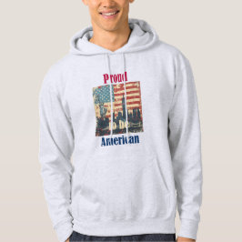 Amerikaans  patriottisch ontwerp hoodie