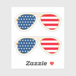 Amerikaans patroon - Cool Sunbril Pack Sticker
