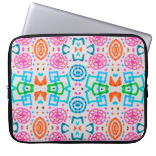 Amerikaans patroon. Ikat naadloos afdrukken. Mode Laptop Sleeve