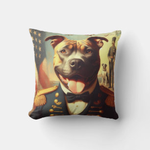  Amerikaans Pit Bull Terrier schilderij Kussen