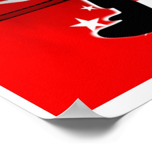 Amerikaans Poster (Hoek)