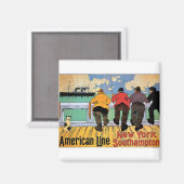 Amerikaans Poster Magneet (Voorkant / Achterkant)