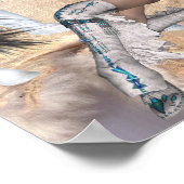 Amerikaans Poster van prinses en paarden (Hoek)