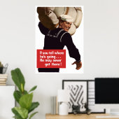 Amerikaans Poster voor de Sailor War (Thuiskantoor)