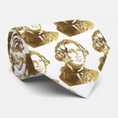 Amerikaans President George Washington Portrait Go Stropdas (Opgerold)