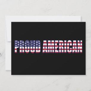 AMERIKAANS PrOUD modern VS vlag script Kaart