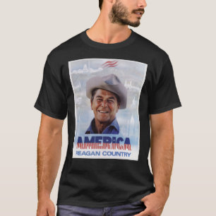 Amerikaans Reagan Land - Campagne Po uit 1980 T-shirt