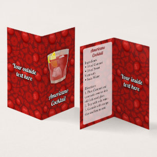 Amerikaans recept visitekaartjes