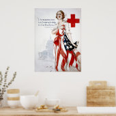 Amerikaans Rode Kruis  Poster uit de Eerste Wereld (Keuken)