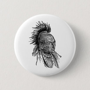 Amerikaans Ronde Button 5,7 Cm