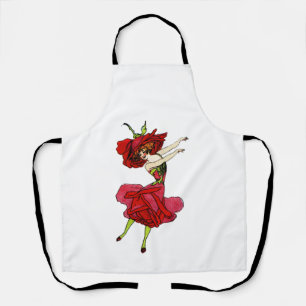 Amerikaans Roos van schoonheid, Whimsical Flowers Schort