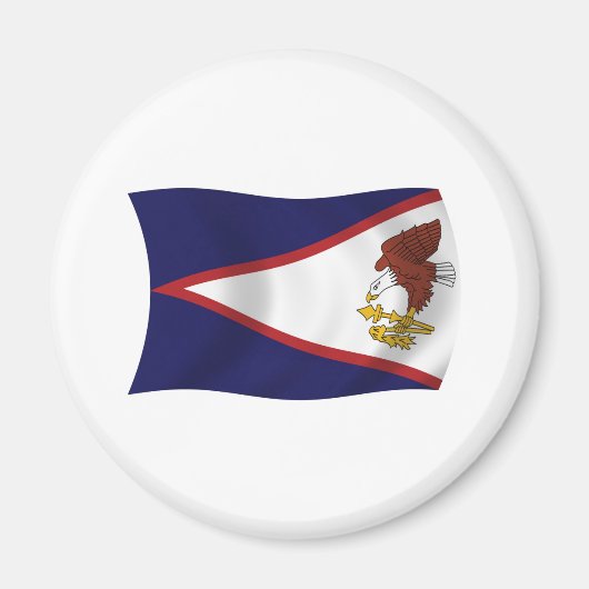 Amerikaans Samoa Flag Magnet Magneet (Voorkant)